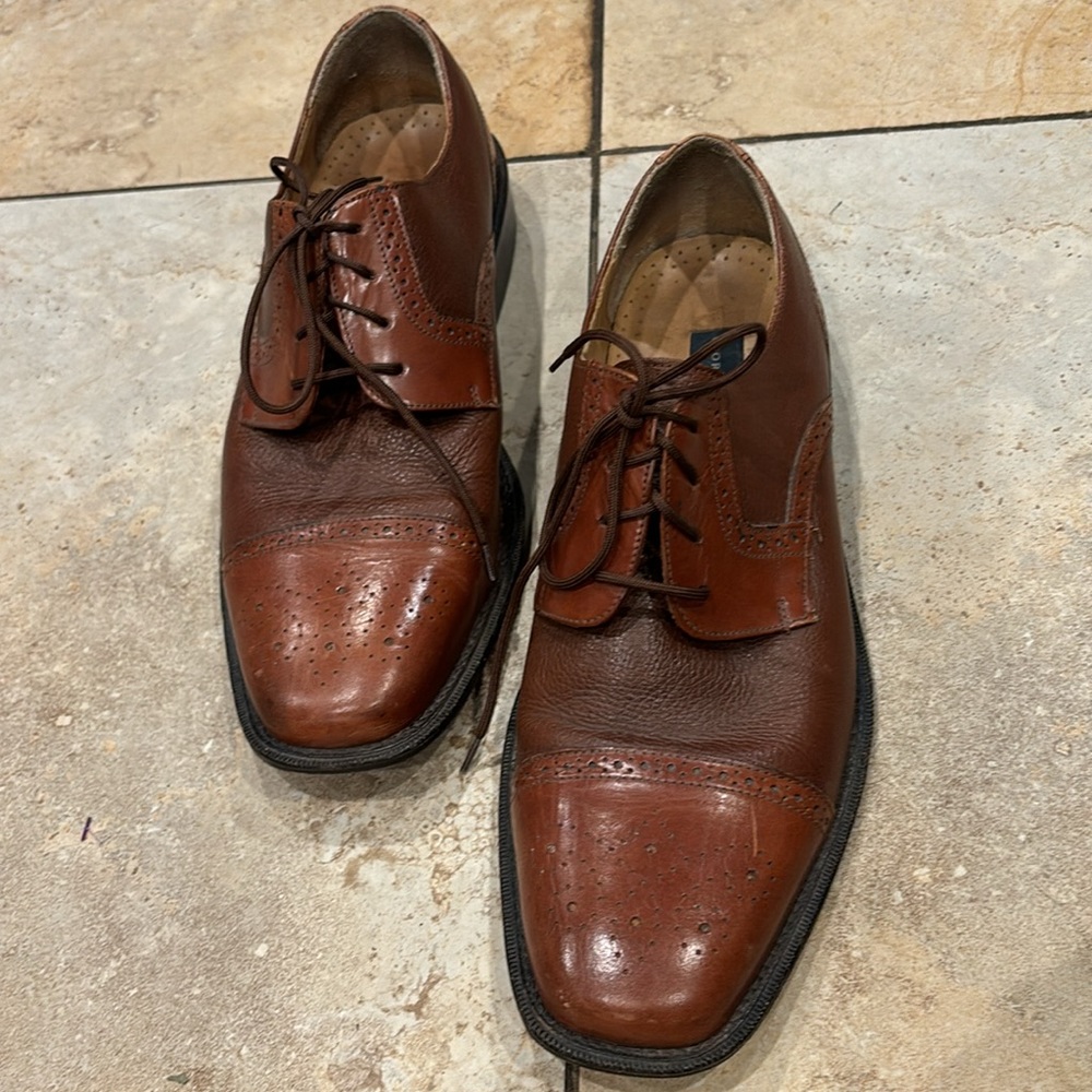 Giorgio Brutini Two Tone Design Leather Dressing Shoe size 11 D